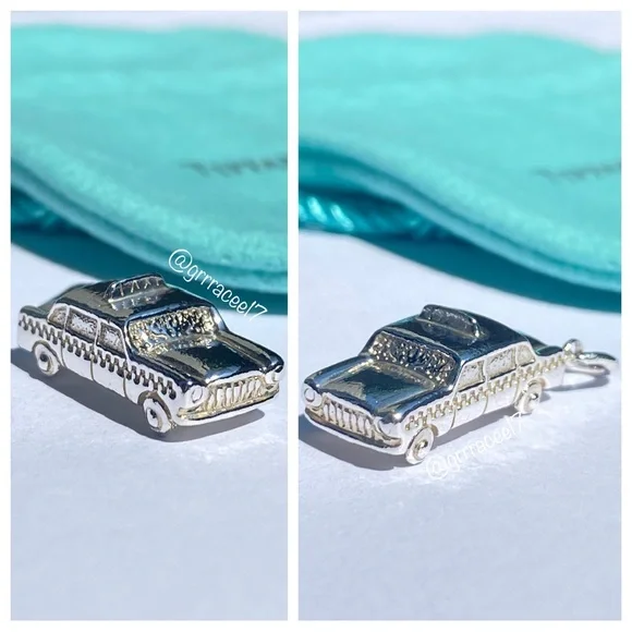 AUTH RARE vintage Tiffany & Co. taxi cab charm/pendant🚕 - Picture 6 of 17